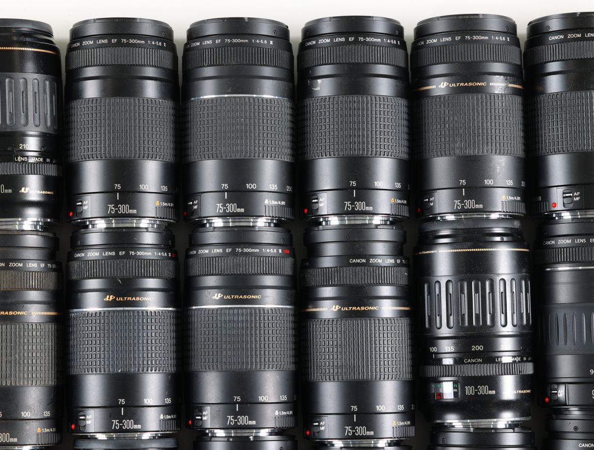 9 24点まとめ Canon EF 75-300mm 100-300mm USM 他 AF レンズ 望遠 ズーム まとめ まとめて 大量 セット_画像4