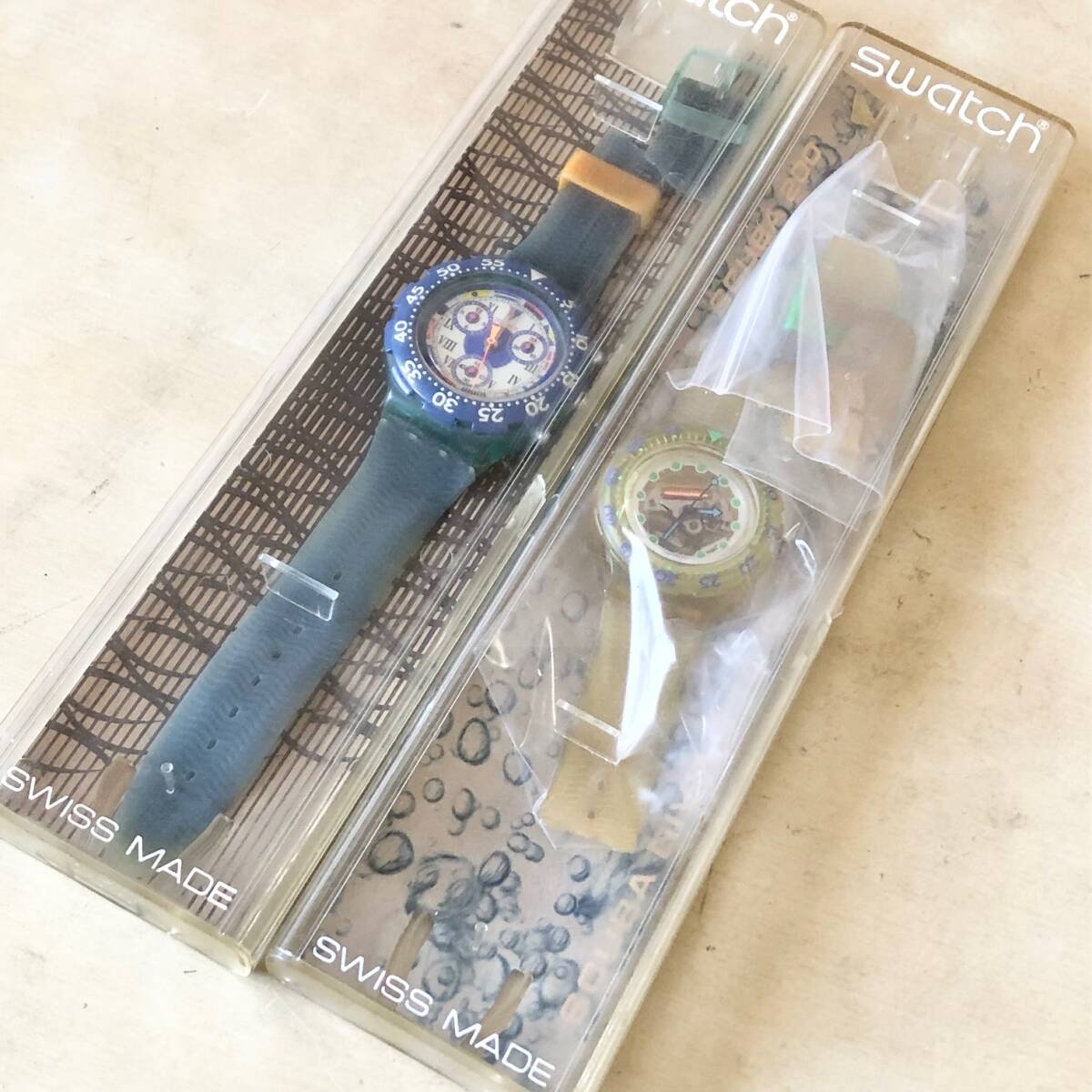 現状 スウォッチ swatch 2本◆アクアクロノ Aqua Chrono / スクーバ 200 Scuba 200_画像10