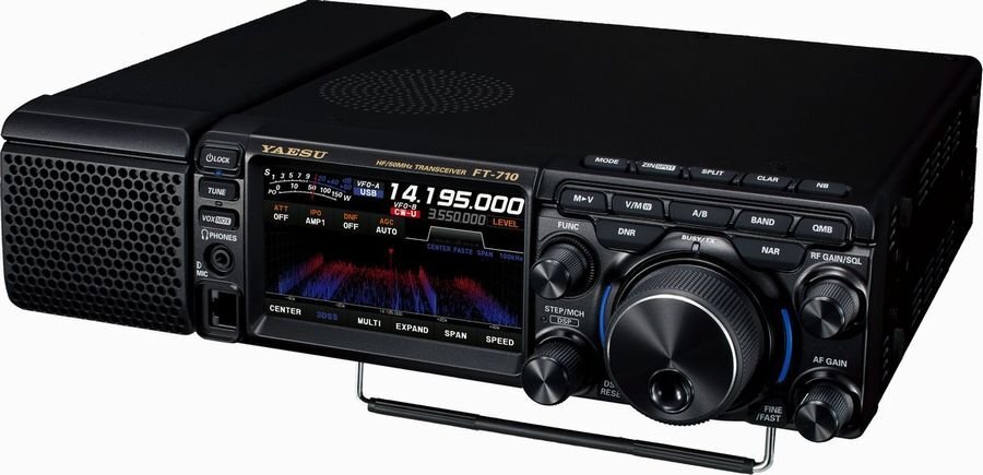 FT-710 Aess YAESU 100W HF/50MHz オールモードトランシーバー　ft-710aess_外部スピーカーが標準付属しています。