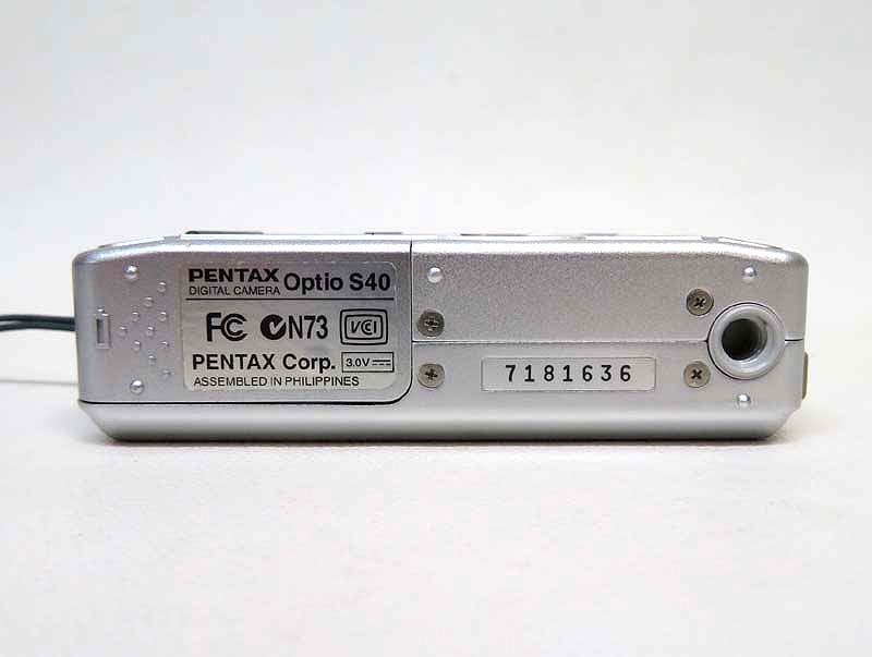 美品 ペンタックス デジカメ Optio S40 PENTAX 単三電池式の画像5