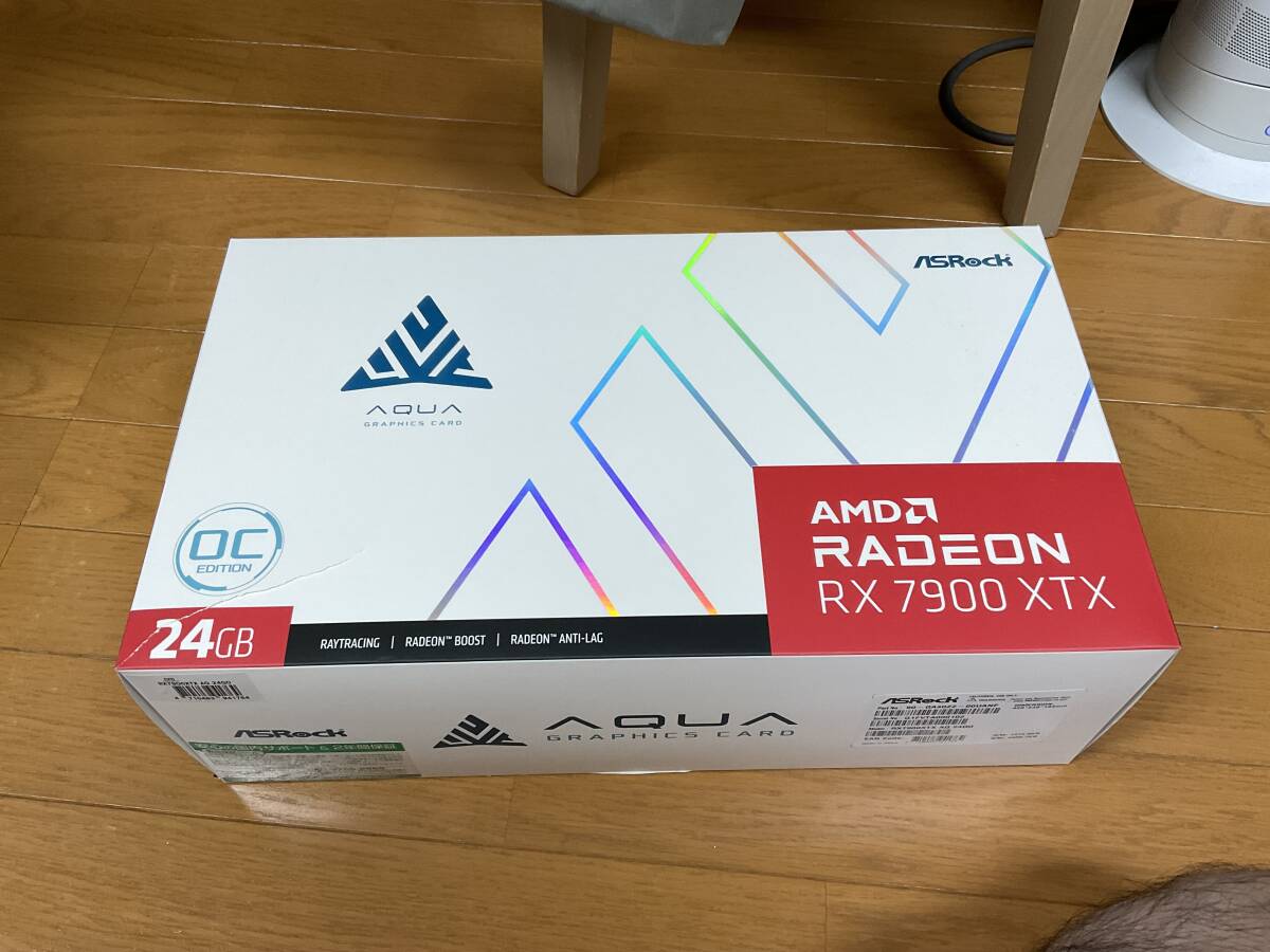 【中古】AMD Radeon RX 7900 XTX AQUA 24GB OC 送料込み_画像1