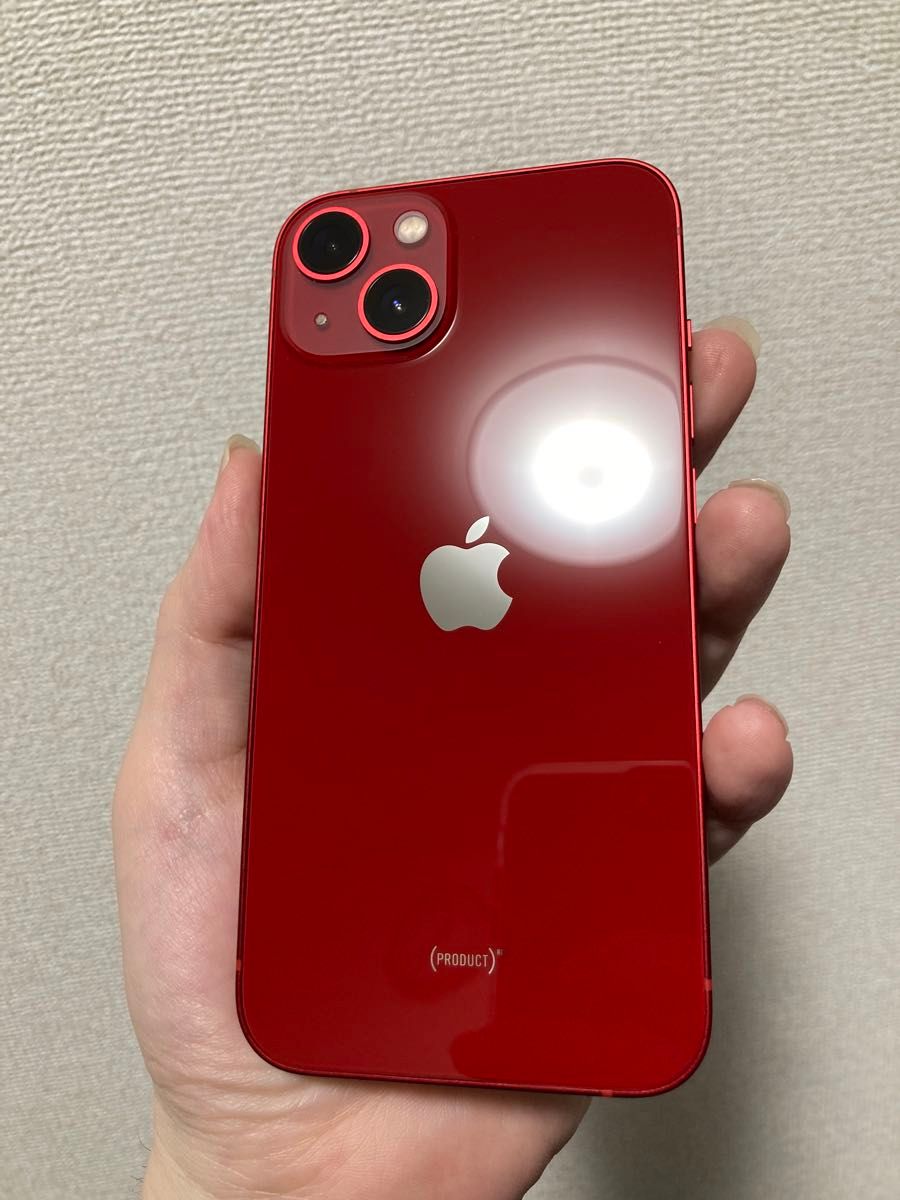 美品　iPhone13 128GB SIMフリー　レッド