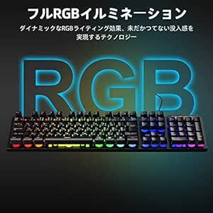 NPET ゲーミングキーボード RGB 有線 バックライト 防水 usb 26キー防衝突 キーボード 静音 角度調節可能 LE_画像2