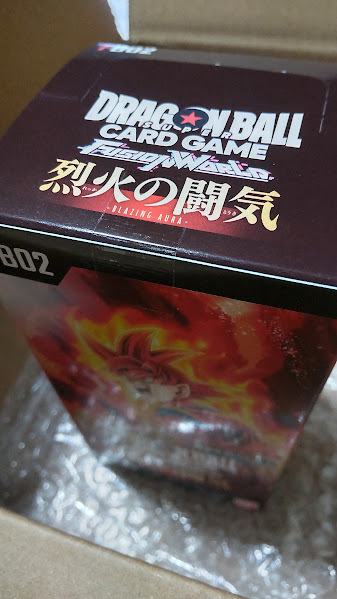 【未開封テープ付きBOX】 ドラゴンボールスーパーカードゲーム フュージョンワールド ブースターパック 烈火の闘気 _画像2