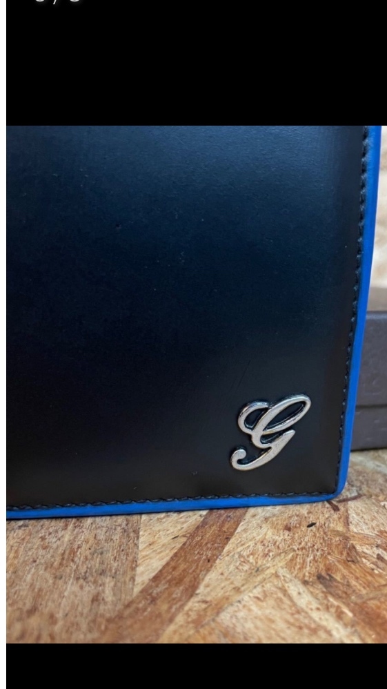 [ almost unused ] GUCCI Gucci ma-montoGG wallet men's lady's purse Inter locking folding in half black black #