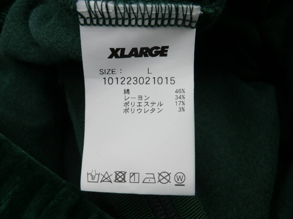 km/489025/2405/エクストララージ X-LARGE コットン　ジャージ　セットアップ 101223021015/グリーン/サイズL_画像6