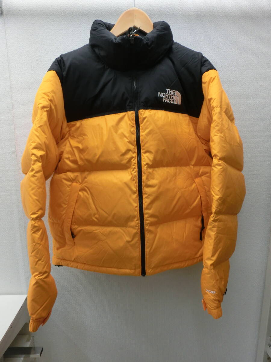 km/477879/2405/THE NORTH FACE ノースフェイス ヌプシダウンジャケット NF0A3C8D/イエロー/サイズM_画像1