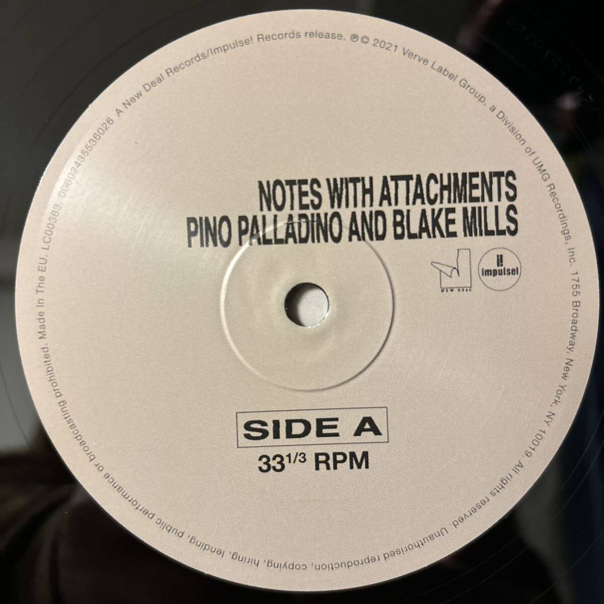 Pino Palladino Notes With Attachments LP レコード ピノ・パラディーノ sam gendel サム・ゲンデル Chris Dave クリス・デイヴ_画像4