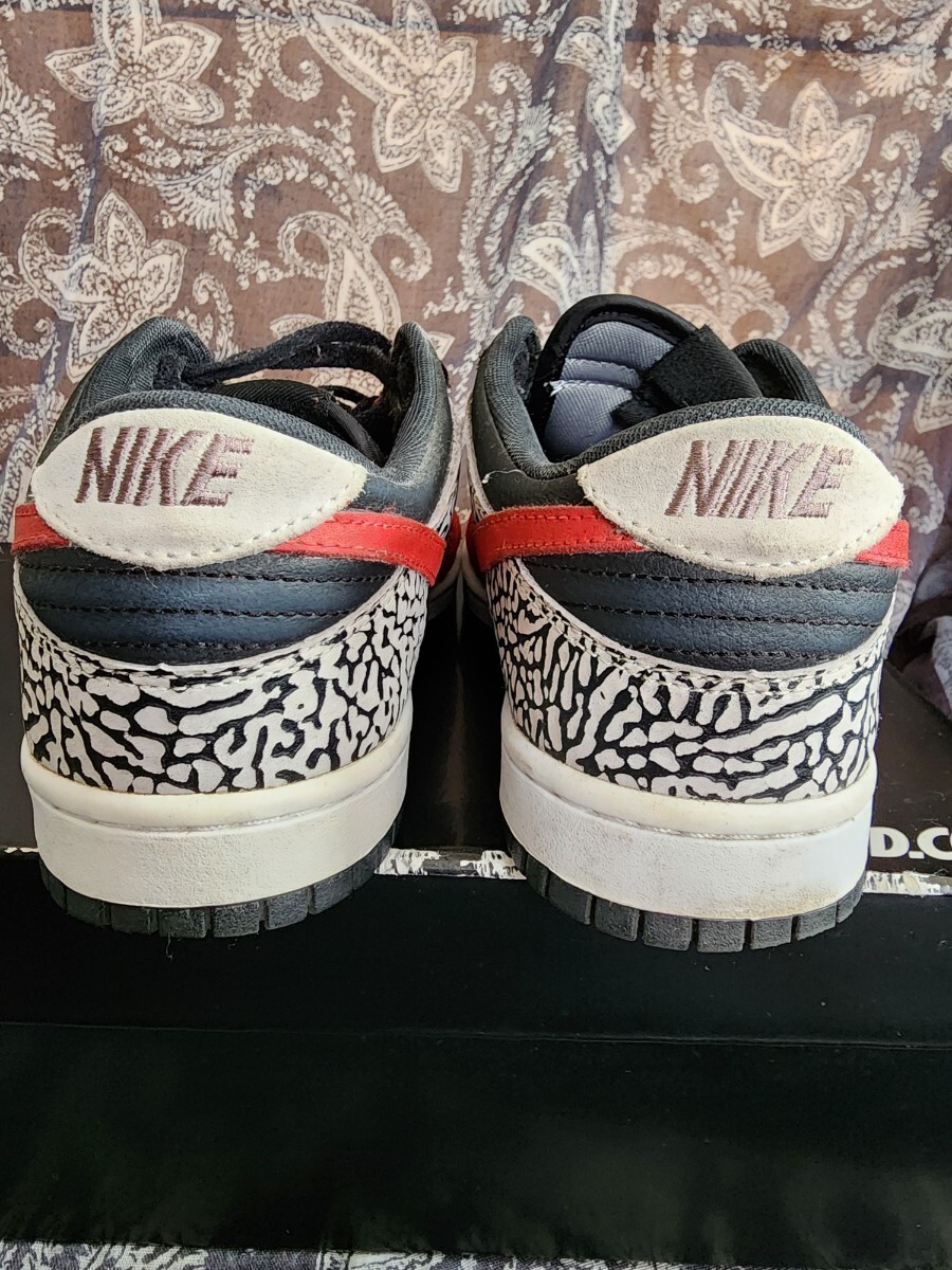 NIKE ナイキ　dunk low id nikeid エレファント柄　希少　貴重　26cm 中古　デュブレ by you　ダンクロー　ダンク　_画像4
