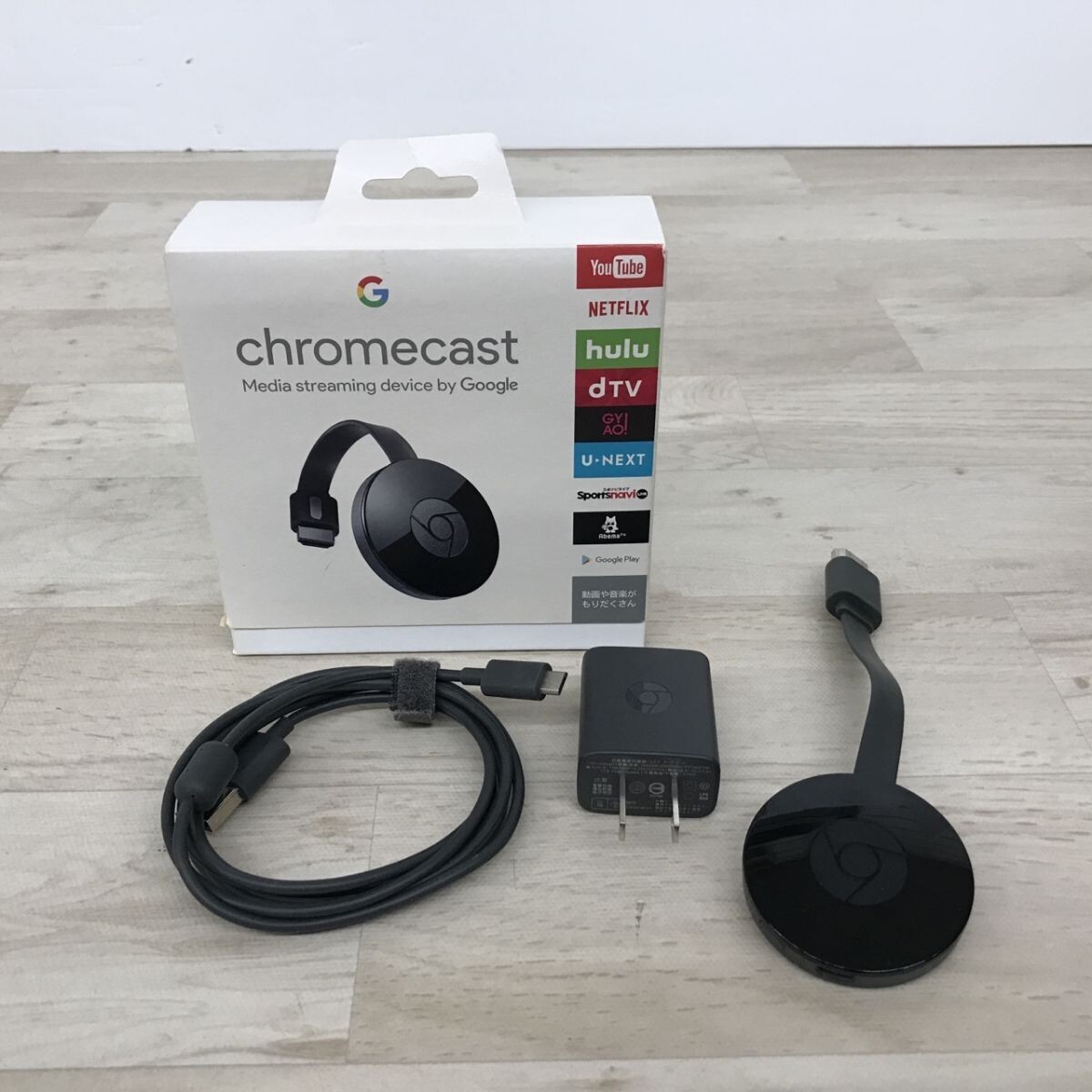 ②Google グーグル Chromecast クロームキャスト NC2-6A5[C4309]の画像1