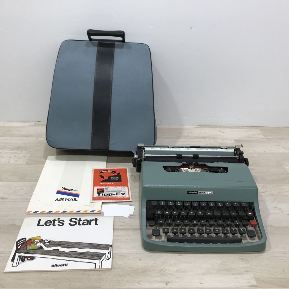 現状品 タイプライター olivetti lettera 32 [C4440]_画像1