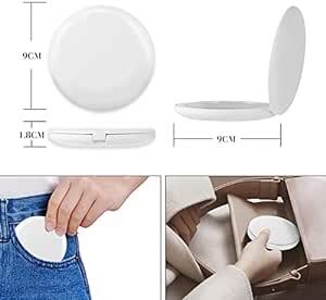 CALLC mirror mirror 10 times magnifying glass attaching LED light attaching both sides compact mirror folding type brightness adjustment possibility make-up mirror mobile mi