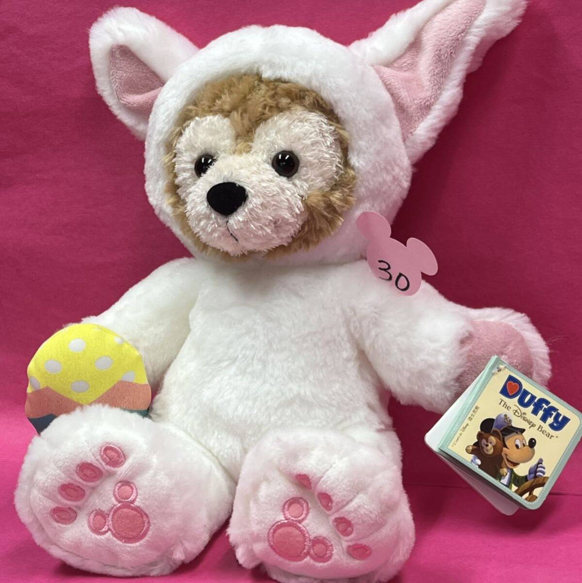 イースター バニー #30 ダッフィー 9インチ ぬいぐるみ うさぎ 2016 WDW DL Easter Bunny Duffy the Disney Bear US ディズニー パークスの画像4