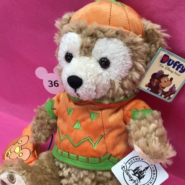 ハロウィーン 9インチ パンプキン ダッフィー #36 ぬいぐるみ 2012 WDW DLR Halloween Duffy the Disney Bear アメリカ ディズニー_画像5