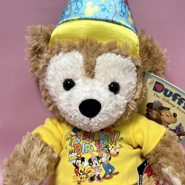 WDW バースデー ダッフィー 12インチ ぬいぐるみ DL Birthday Duffy the Disney Bear US ディズニー パークス お誕生日_画像2