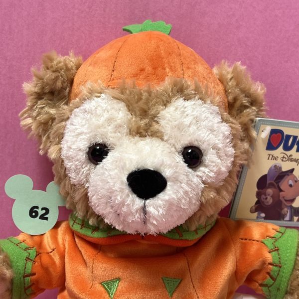 #62 ハロウィーン パンプキン ダッフィー 12インチ ぬいぐるみ WDW DLR Halloween Duffy the Disney Bear US ディズニー パーク_画像3