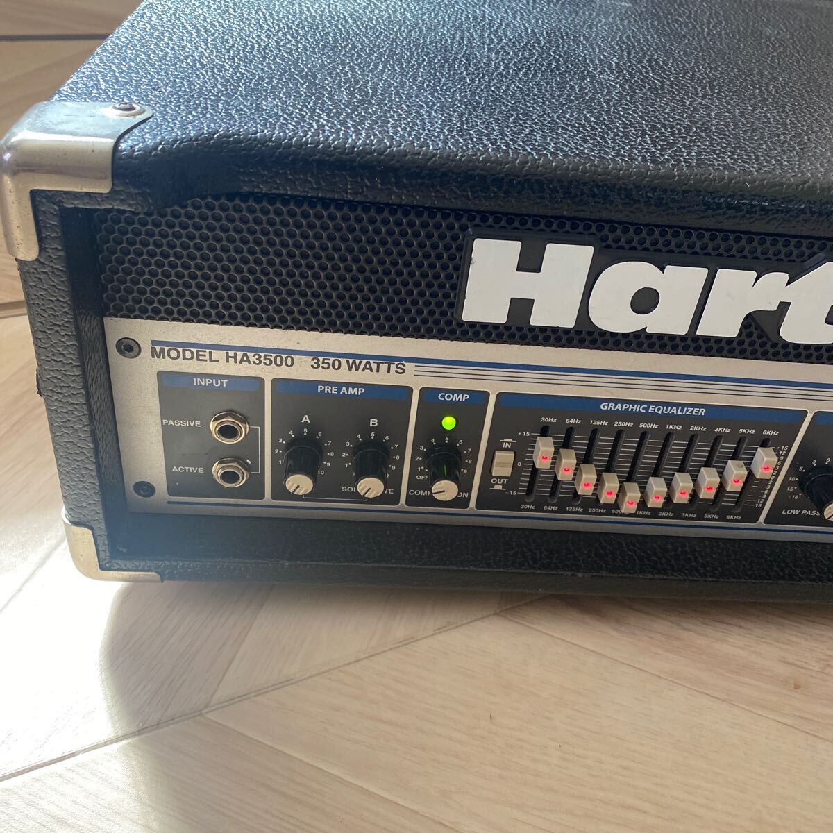 Hartke “HA3500” ハートキー.ベースアンプ・ヘッド！出力350W!動作確認済！ジャンク_画像2