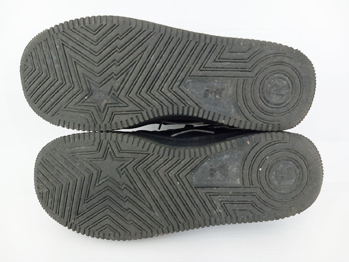 [16A-65-002-1] A BATHING APE A Bathing Ape sneakers 1G20191008 size 10 black 