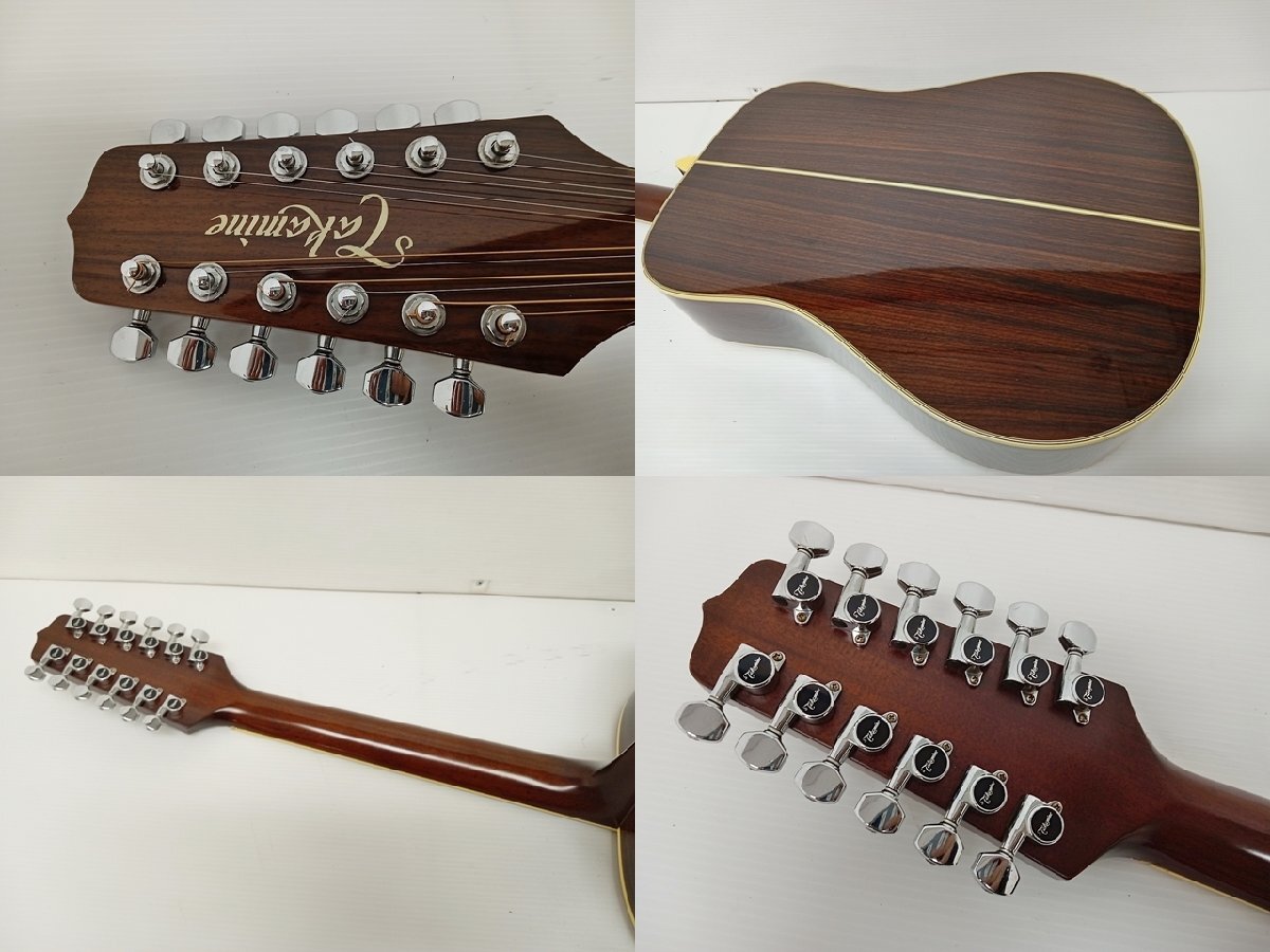 [7D-64-023] アコースティックギター Takamine タカミネ TS-600-12 本体+ケース 中古 キズ有_画像6