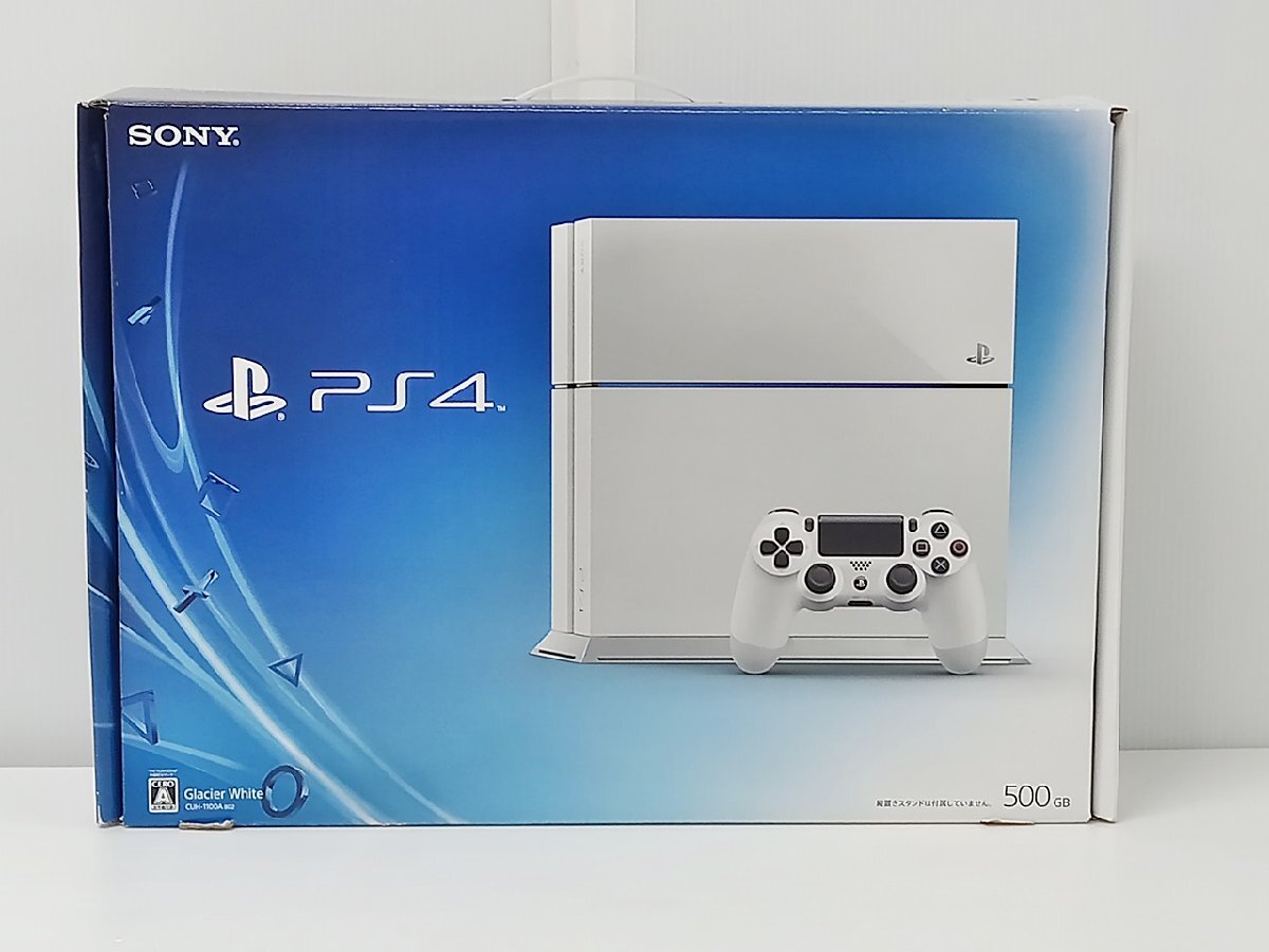 [4A-65-059-2] SONY ソニー PlayStation4 PS4 500GB プレイステーション4 CUH-1100A ホワイト 中古_画像1