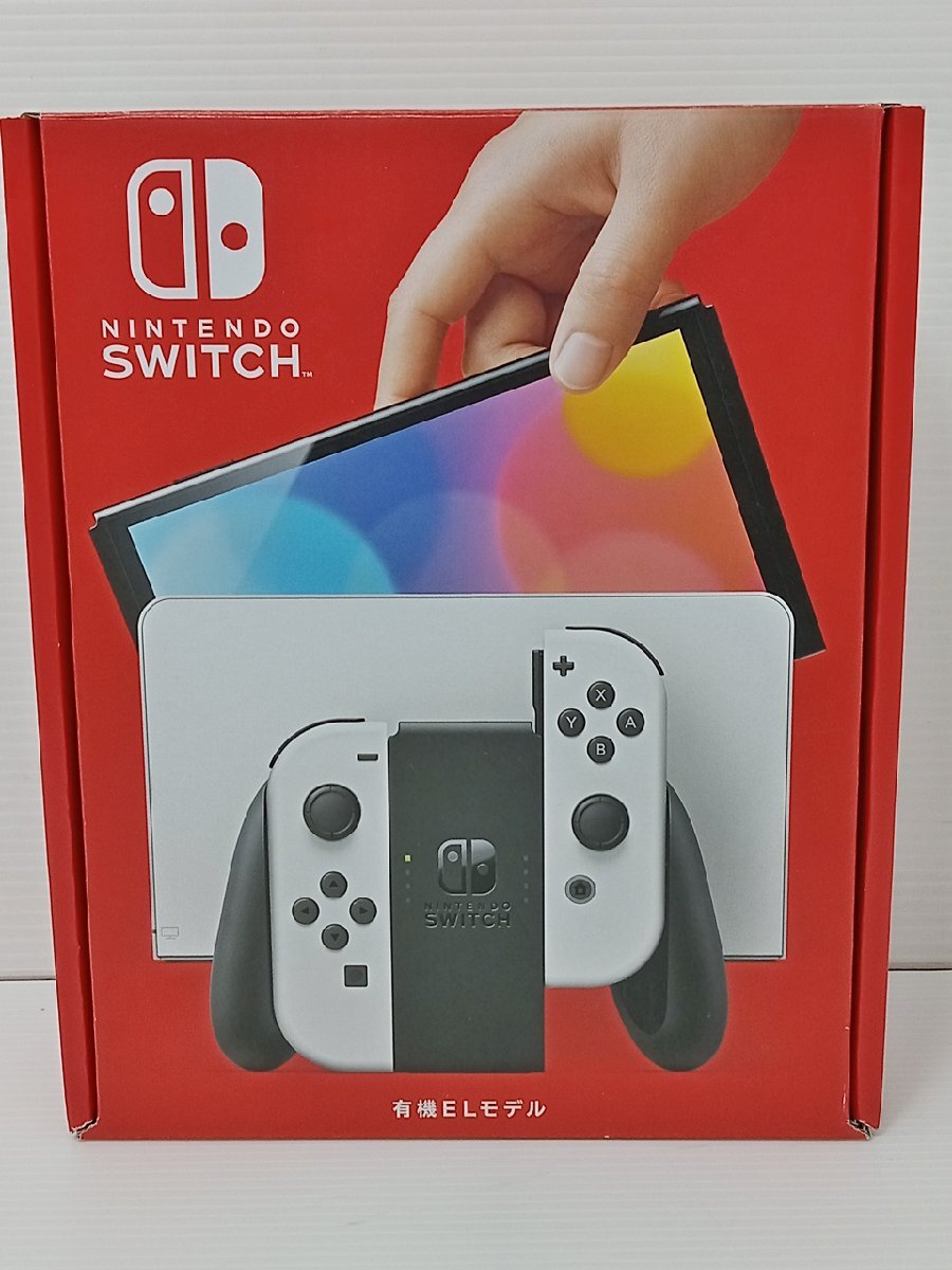 [4A-65-070-1] Nintendo Switch ニンテンドースイッチ 有機ELモデル HEG-S-KAAAA ホワイト 動作確認済 中古