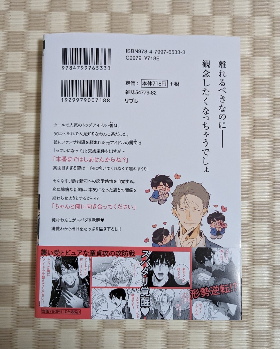 【アイドルくんに抱かれたい！】峰島なわこ☆コミコミスタジオ特典ぺーパー付き☆2024年5月初版_画像2