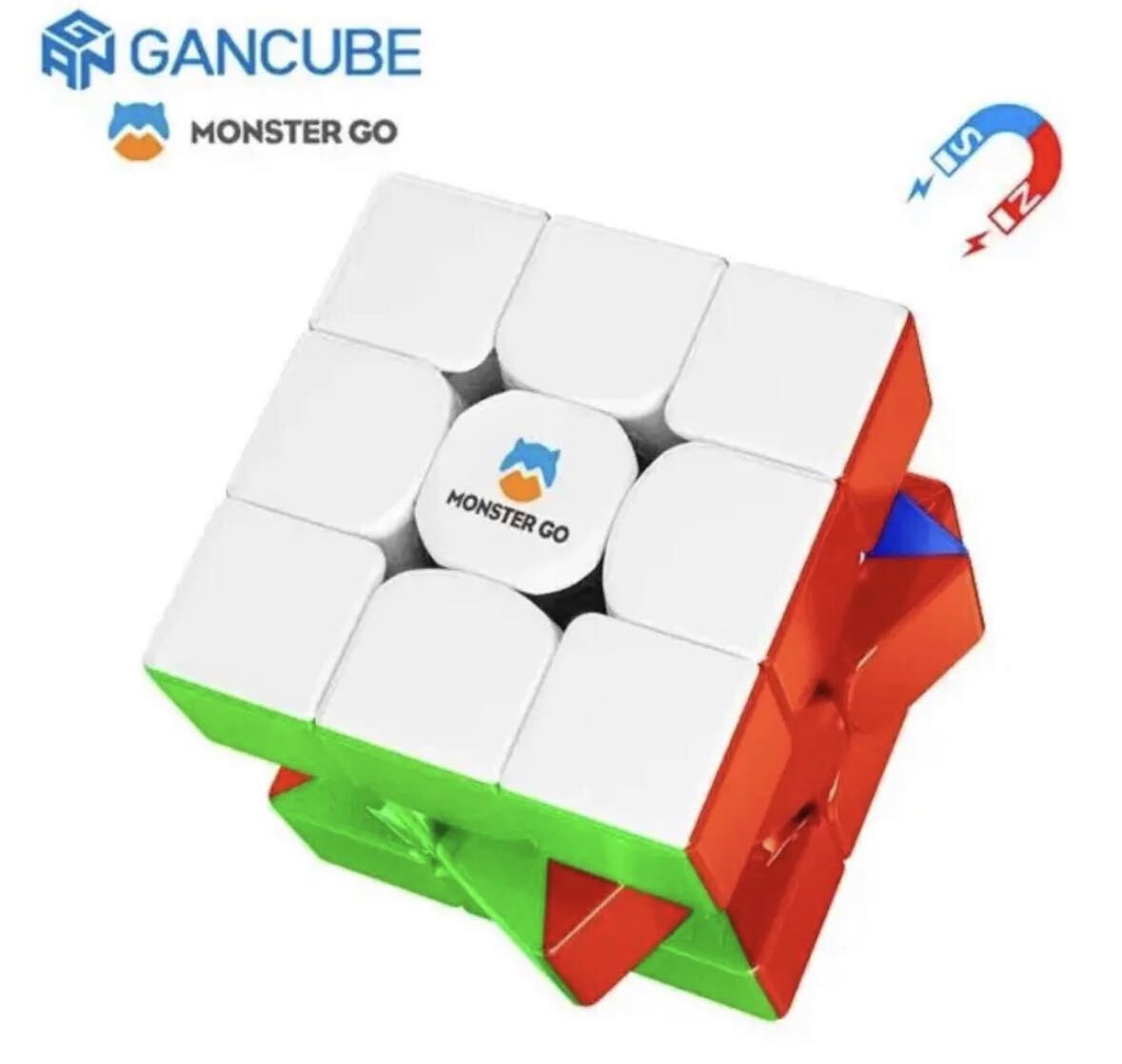 ルービックキューブGAN MG3 V2 EDUスピードキューブ立体パズル磁石搭載　ステッカーレス　競技用　知育玩具　子供向け_画像1