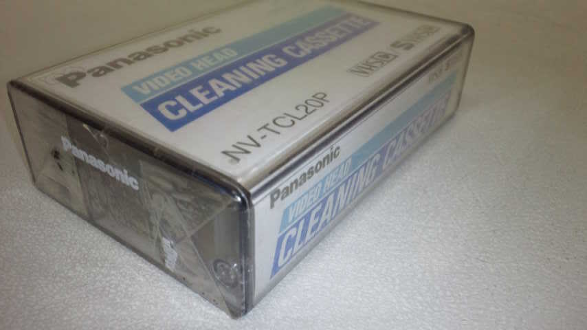 Panasonic video cleaning tape NV-TCL20P VHS-C SVHS-C for unused unopened goods 