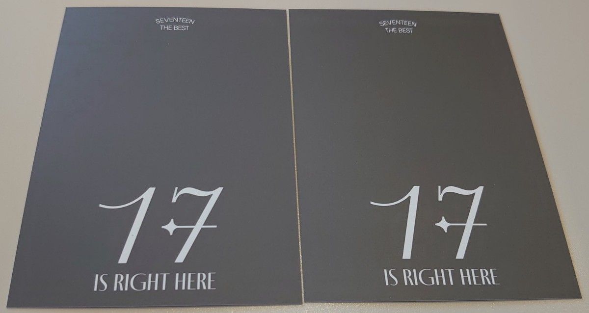 セブチ バーノンさんペアフォトカードセットSEVENTEENベストアルバム17 IS RIGHT HERE ALBUM KiT盤