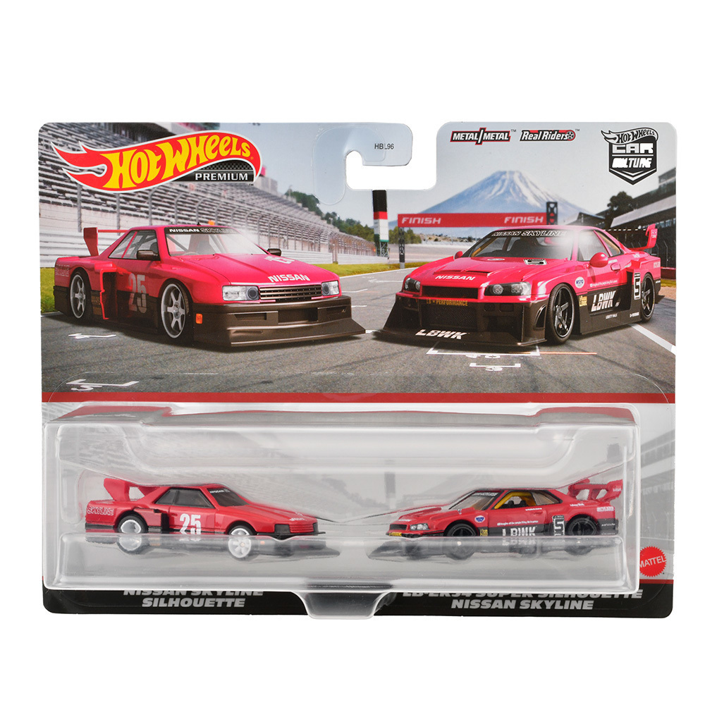 即決☆☆日産スカイライン シルエット/LB-ER34 スーパーシルエット SKYLINE LBWK ホットウィール (Hot Wheels) プレミアム 2パックの画像1