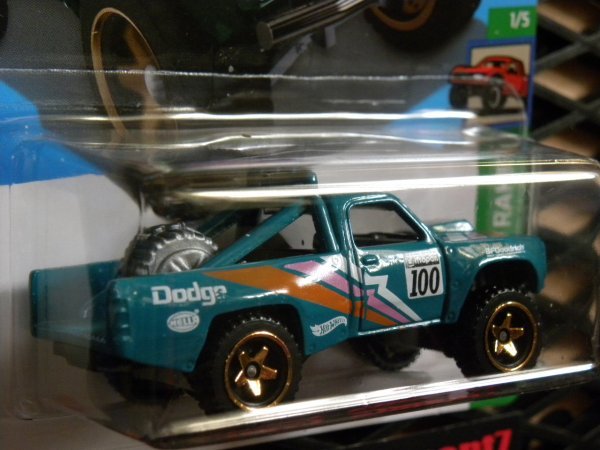 即決☆☆'87 DODGE D100 HW REVERSE RAKE ホットウィール Hot Wheels_画像6