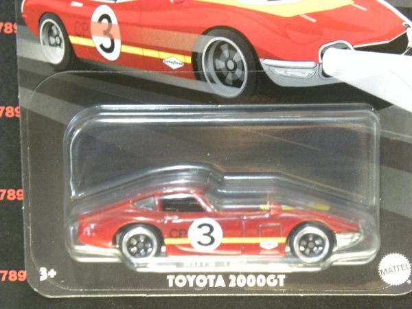 即決☆☆TOYOTA 2000GT トヨタ　2000GT VINTAGE RACING CLUB ホットウィール Hot Wheels_画像3