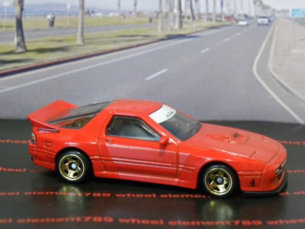 即決☆☆ルース マツダ RX-7 FC パンデム MADA RX-7 FC PANDEM　ストリート・オブ・ジャパン HOT WHEELS ホットウィール_画像2