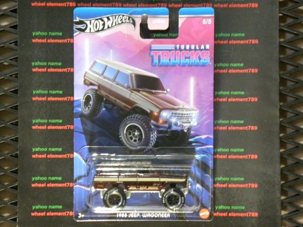 即決☆☆1988 ジープ ワゴニア 1988 Jeep Wagoneer TUBULAR TRUCKS ホットウィール Hot Wheels_画像2