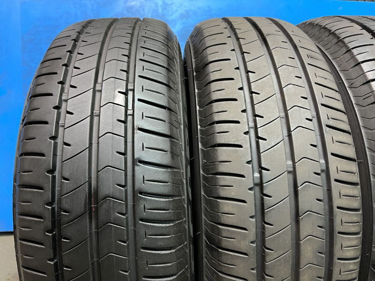 195/65R15 ブリヂストン ECOPIA NH100RV 4本セットを2021年製 バリ山の画像2