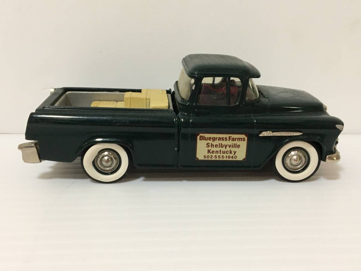 W144 現状品 ミニカー Brooklin ブルックリン Models 1/43 BRK.53 1955 CHEVROLET CAMEO CARRIER PICK UP シボレー トラック 英国製 約11cmの画像5