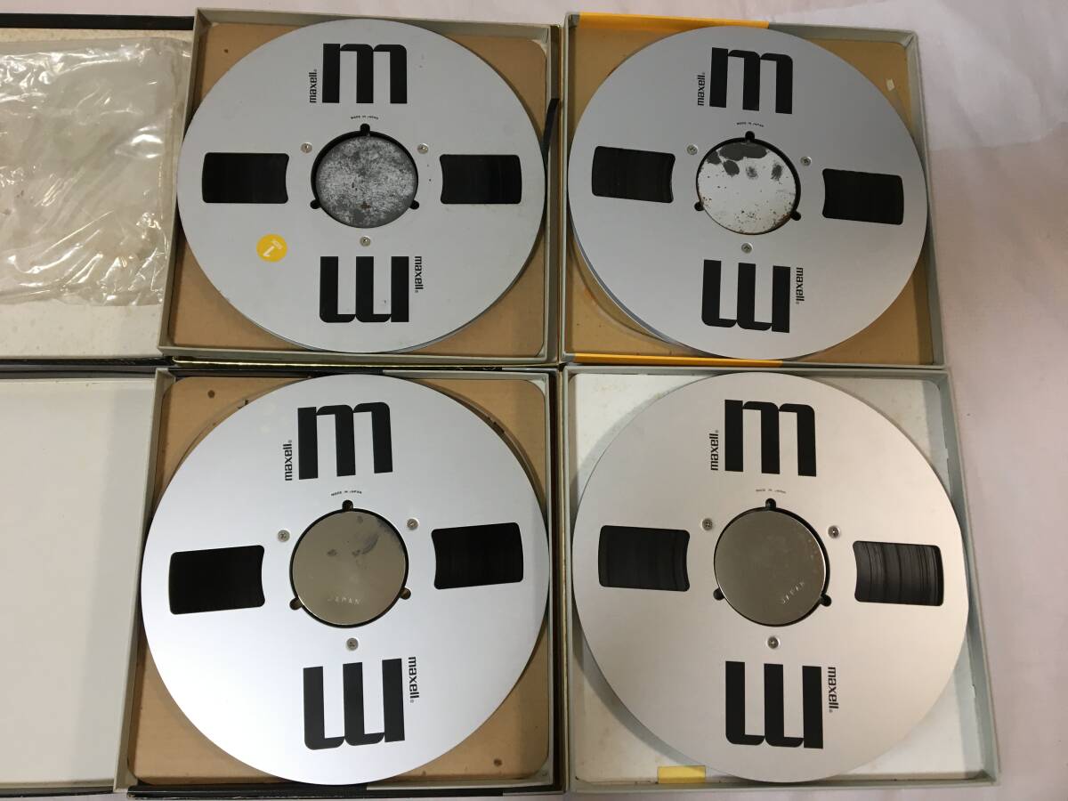 W207 open reel tape 10 -inch 14ps.@ summarize aluminium / metal / empty reel . recording settled? SONY Sony DUAD/maxellmak cell UD XL/Scotch/DENON