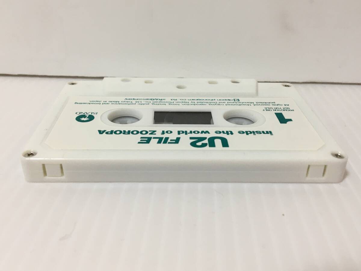 〇W235〇 テープ カセットテープ CASETTE TAPE U2 ユーツー FILE inside the world of ZOOROPA PROMO プロモ盤 見本盤 非売品_画像6