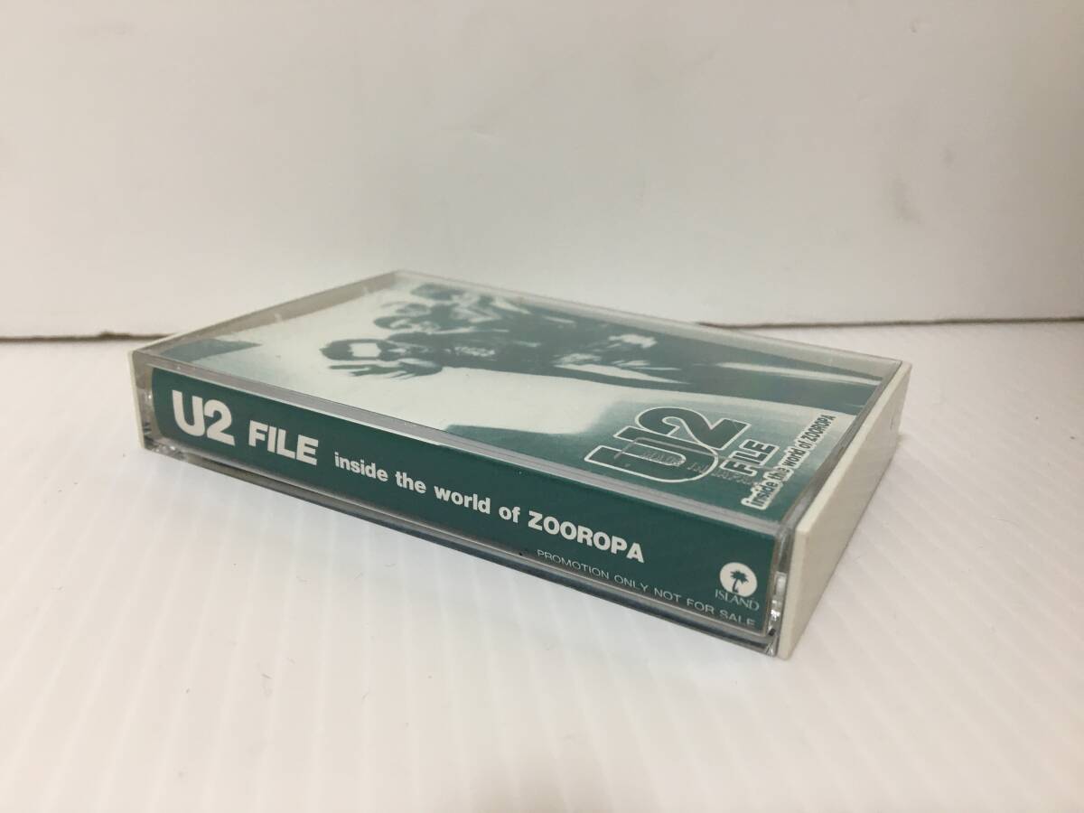 〇W235〇 テープ カセットテープ CASETTE TAPE U2 ユーツー FILE inside the world of ZOOROPA PROMO プロモ盤 見本盤 非売品_画像2