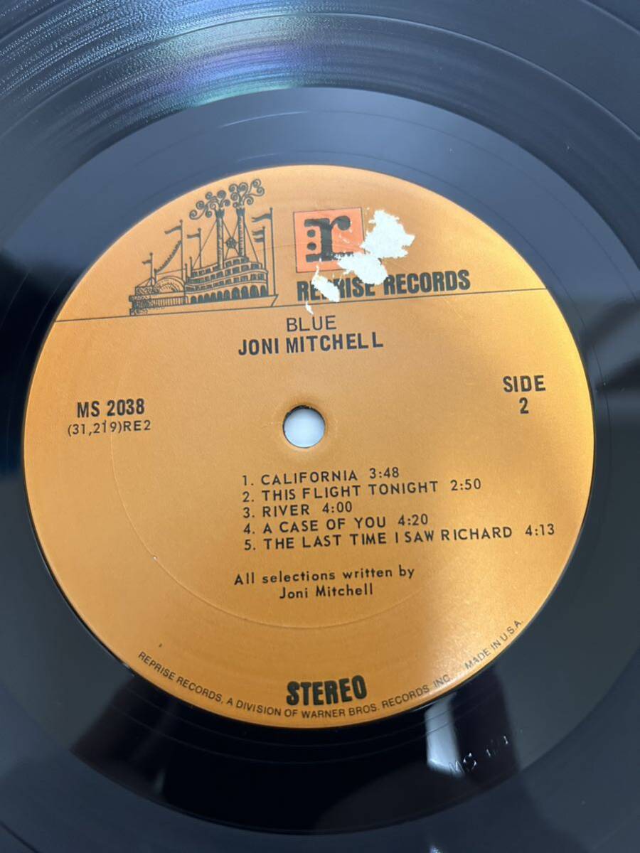◎W243◎LP レコード US盤/Joni Mitchell ジョニー・ミッチェル/Blue ブルー/MS 2038_画像7