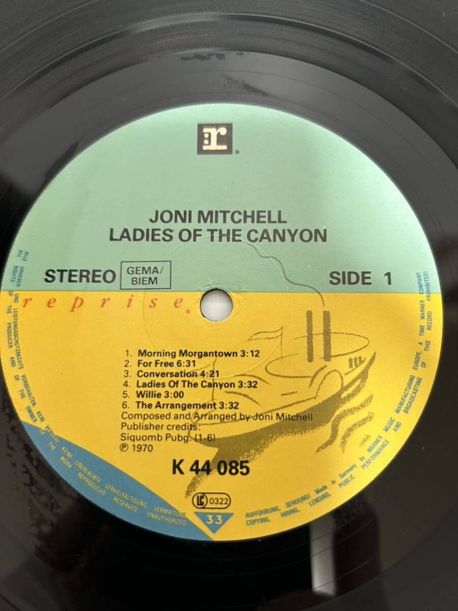 ◎W247◎LP レコード ドイツ盤 美盤 Joni Mitchell ジョニ・ミッチェル/Ladies Of The Canyon レディズ・オブ・ザ・キャニオン/Reprise_画像4