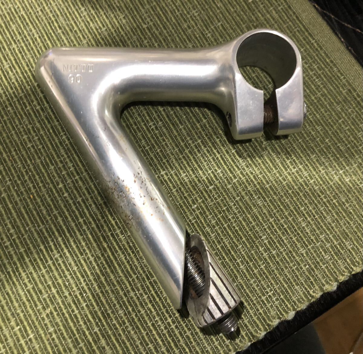 NITTO ステム NJS 競輪 ピスト アルミ 日東 NJS認定 90mm_画像1