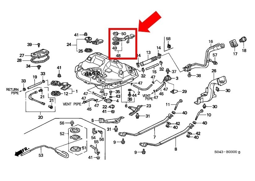 ★新品 未使用 純正部品 ホンダ シビック タイプR EK9 フューエルメーター リテーナー付 燃料ゲージ フューエル リフレッシュ ASSY レア ★_画像3