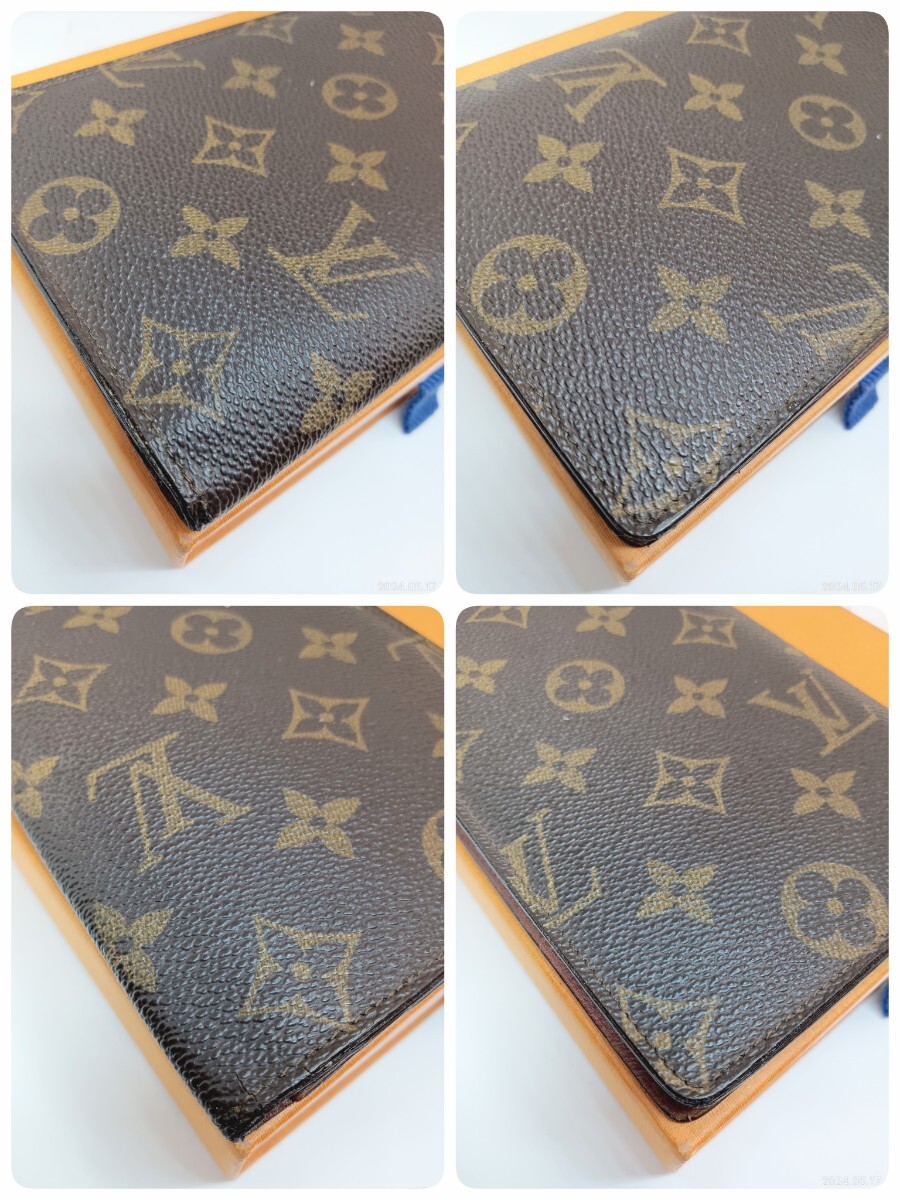 LOUIS VUITTON モノグラム札入れカードケース 二つ折り財布 ルイヴィトン_画像9