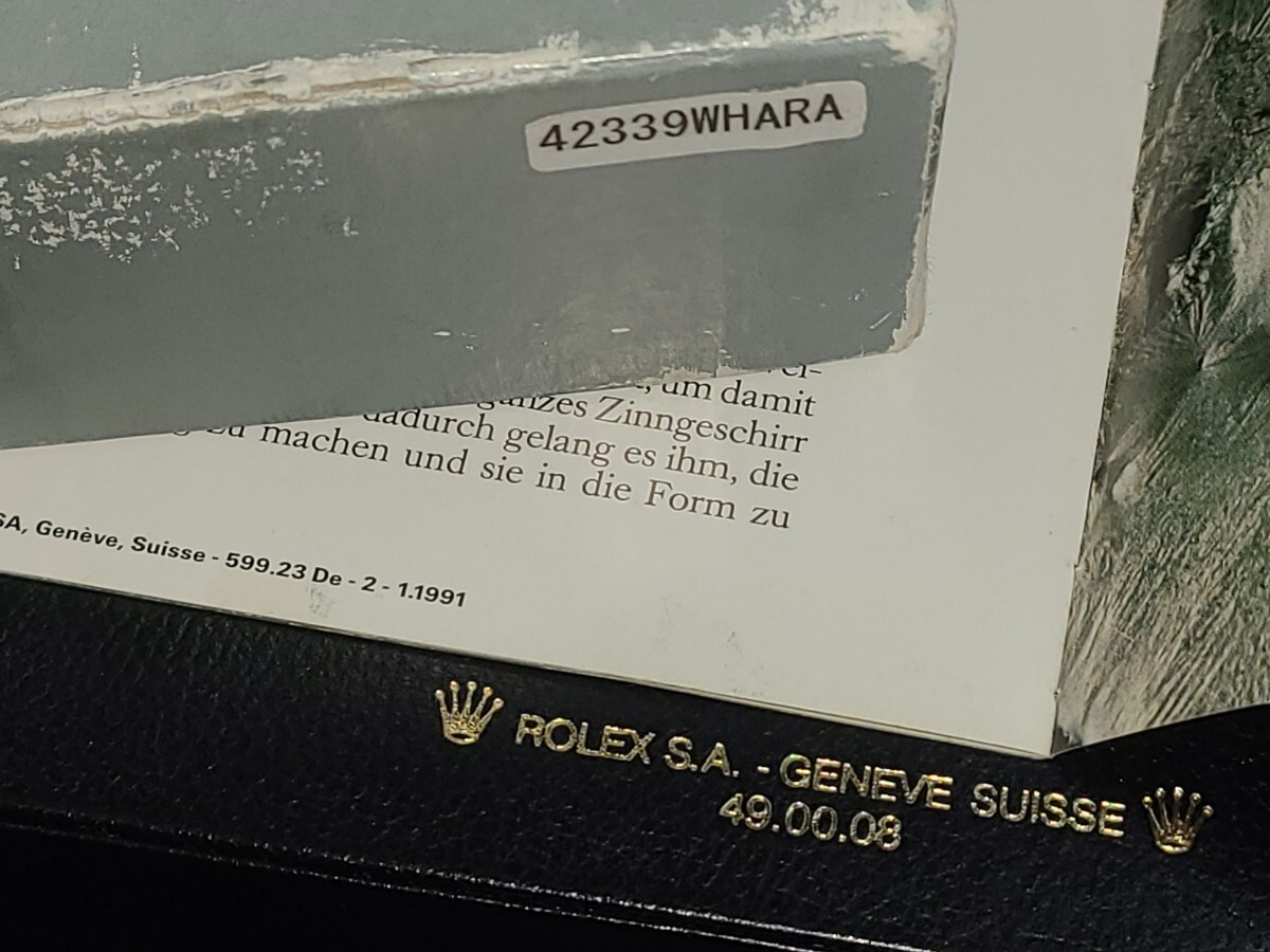■本物ROLEXチェリーニBOX＆付属品一式CELLINI■ロレックス箱.ボックス.ケース_画像3