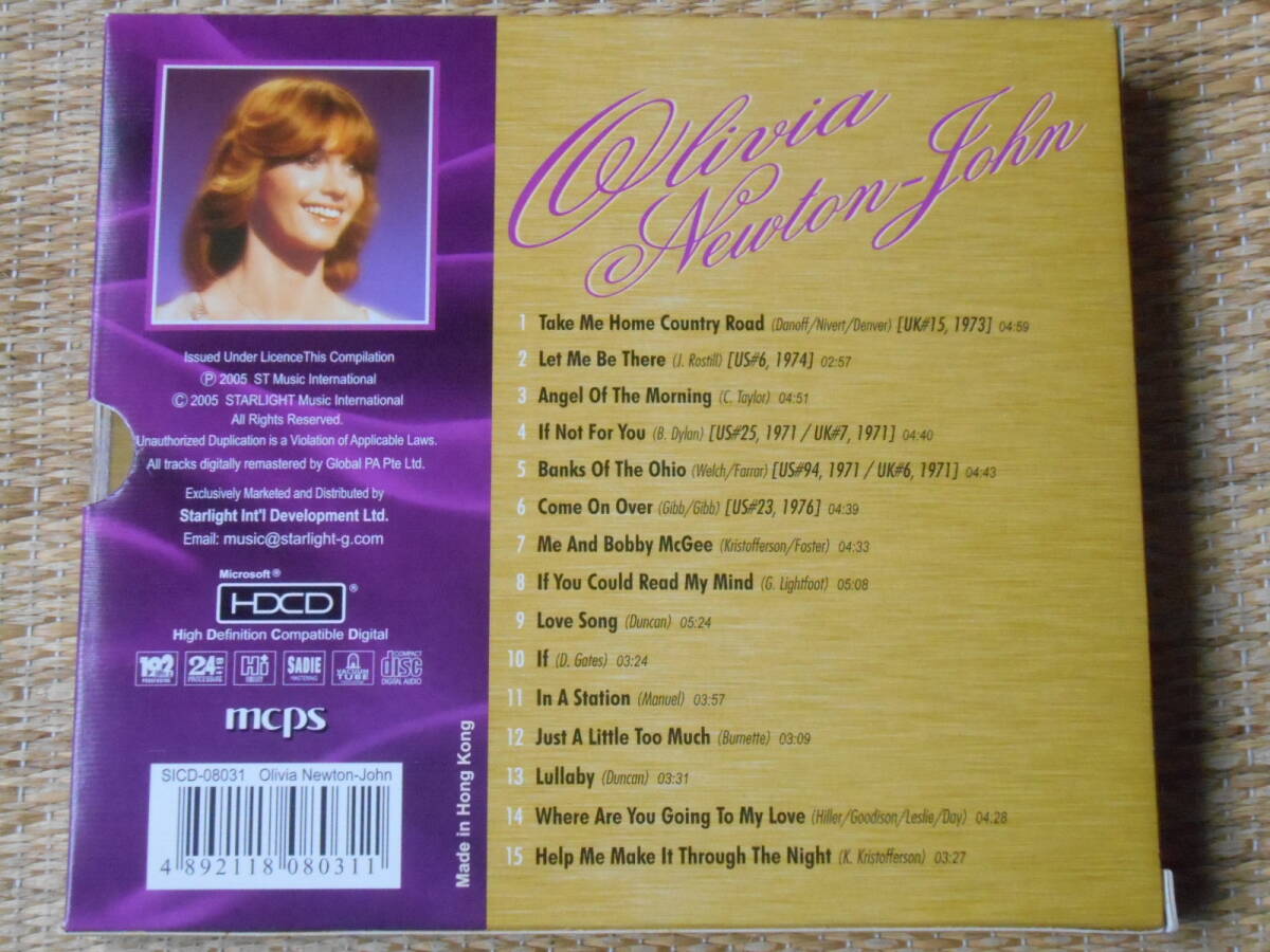 ◎CD The Very Best Of OLIVIA NEWTON-JOHN / オリビア・ニュートンジョン_画像3
