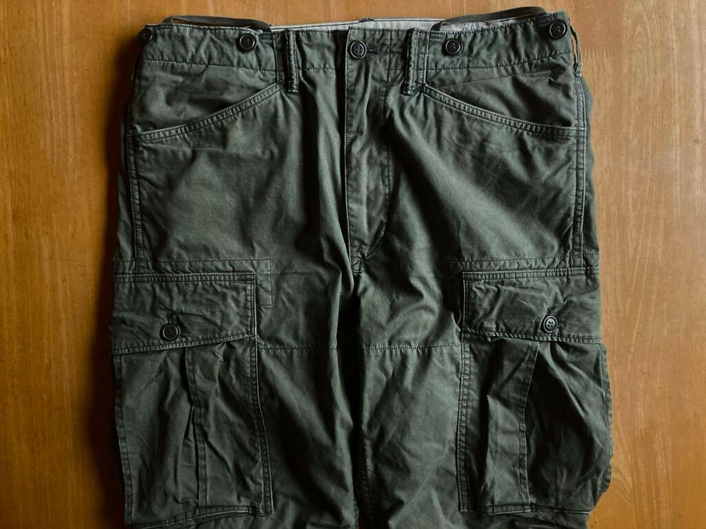 RRL хлопок sa- плюс брюки-карго 33/32 Ralph Lauren Vintage Denim 