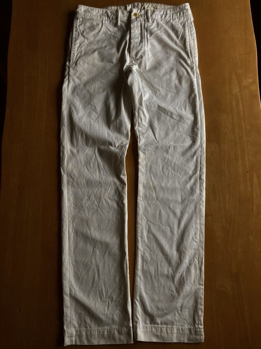 RRLtenstsu il белый off .sa-zchino33/32 ( брюки Ralph Lauren брюки из твила милитари 