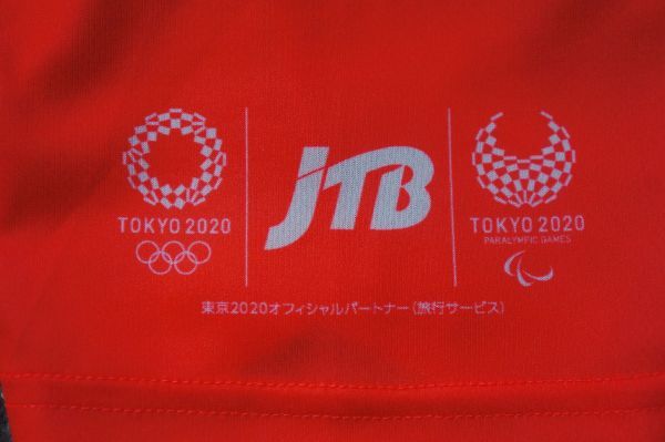 337-5-27 美品♪アシックス◆JTB 2020東京オリンピック オフィシャルパートナー 半袖Ｔシャツ M◆送料185円の画像5