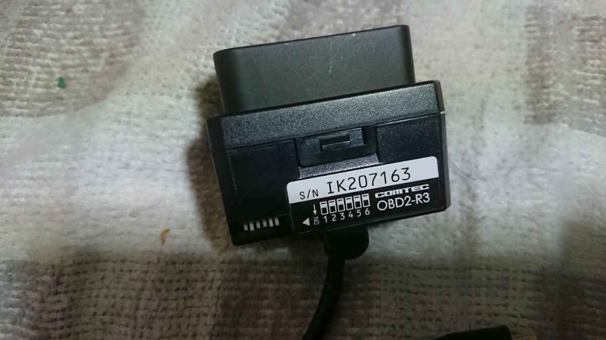 COMTEC 高性能 GPSレーダー探知機 ZERO 304V OBDⅡアダプター、取説付き 中古品_画像4